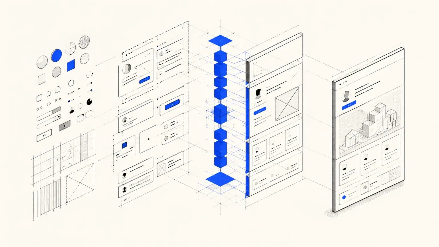 Αρθρωτό design system με επαναχρησιμοποιήσιμα components και ενιαίο ψηφιακό προϊόν